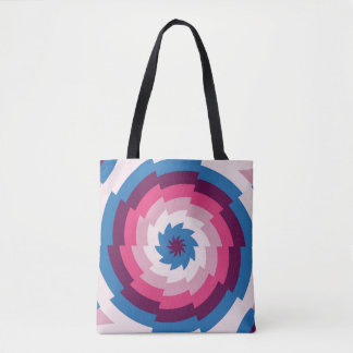 Polar Vortex Kaleidoscope Tote Bag