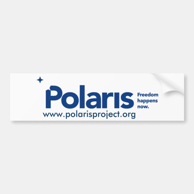 Polaris Bumper Sticker (Front)