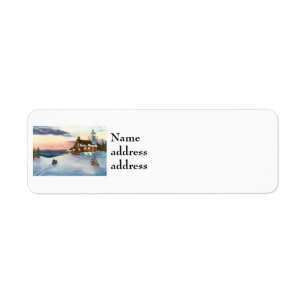Polaris Sunset Avery Return Address Labels
