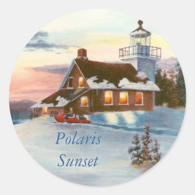 Polaris Sunset Sticker (Front)