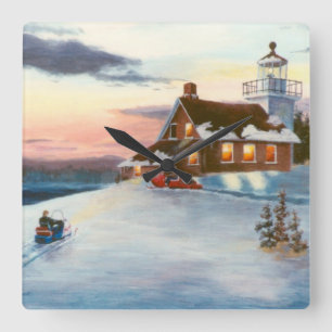 Polaris Sunset Wall Clock