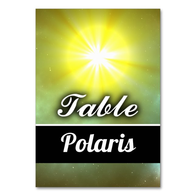 Polaris Table Number (Front)
