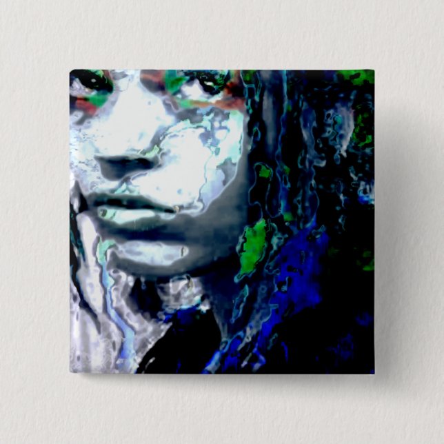 polarity : kerica 15 cm square badge (Front)