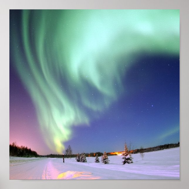 Polarlicht Poster (Front)