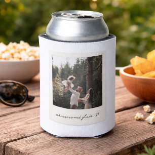 Polaroid Photo Can Cooler Custom Vintage Art