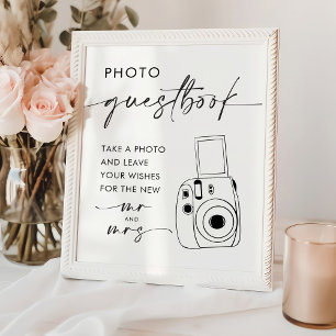 Polaroid Photo Wedding Guestbook Sign