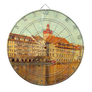 Polaroids from Lucerne Dartboard