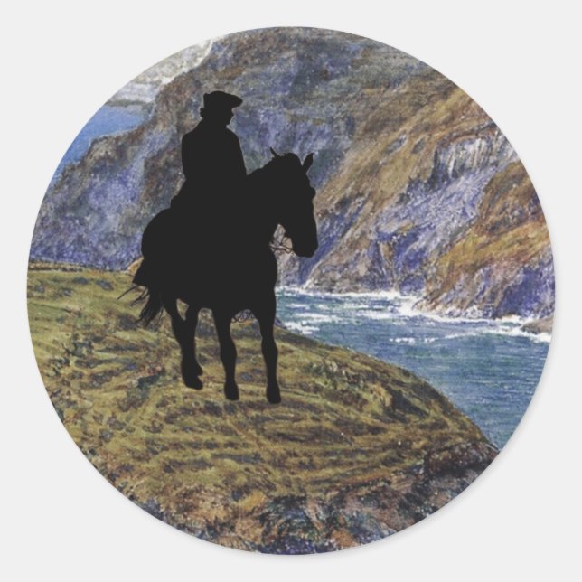 Poldark Classic Round Sticker (Front)