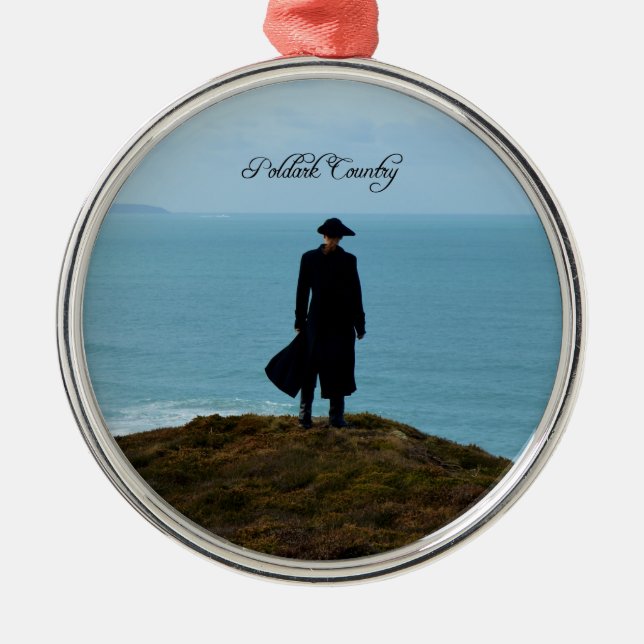 Poldark Country Photo Cornwall England Metal Tree Decoration (Front)