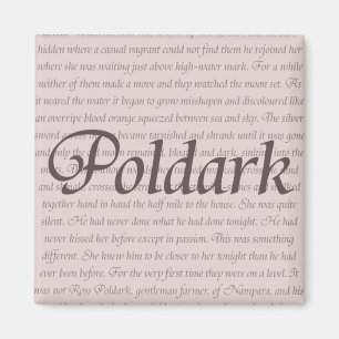 Poldark Quote Magnet