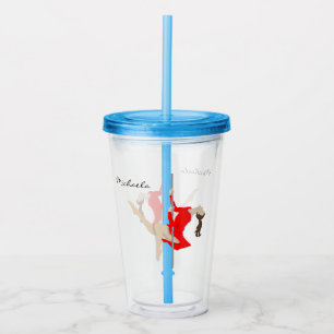 Pole Fitness Acrylic Tumbler
