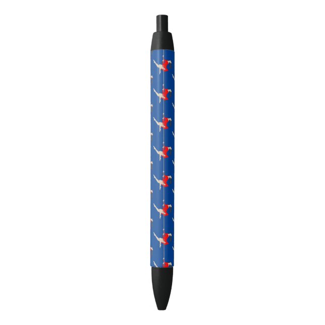 Pole Fitness Black Ink Pen (Front Vertical)