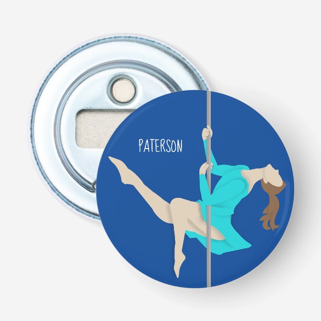 Pole Fitness Bottle Opener (Front)