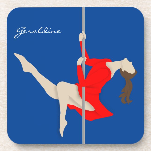 Pole Fitness Coaster (Front)