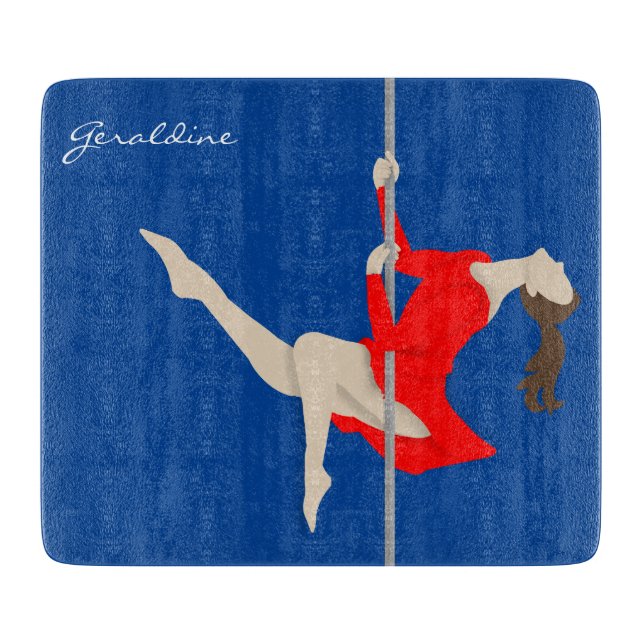 Pole Fitness Cutting Board (Front)