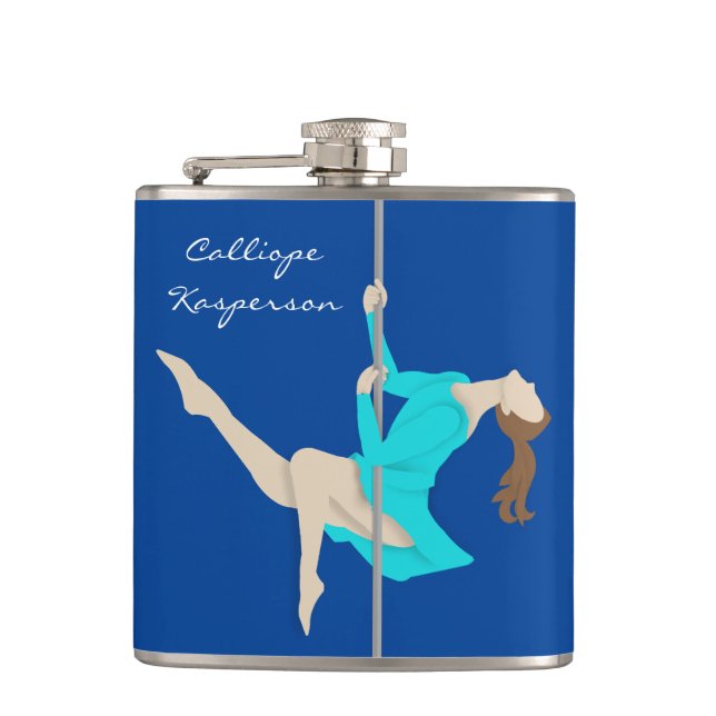 Pole Fitness Hip Flask (Front)