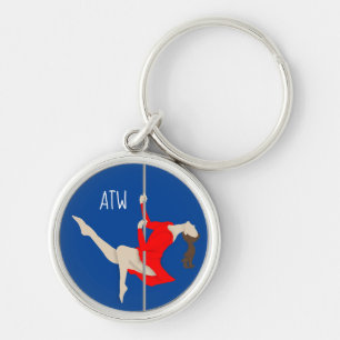 Pole Fitness Key Ring