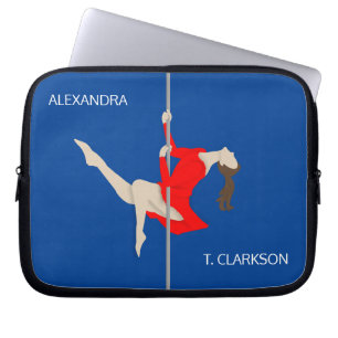 Pole Fitness Laptop Sleeve