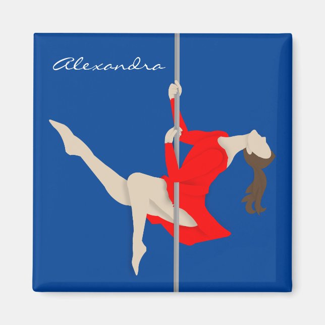 Pole Fitness Magnet (Front)