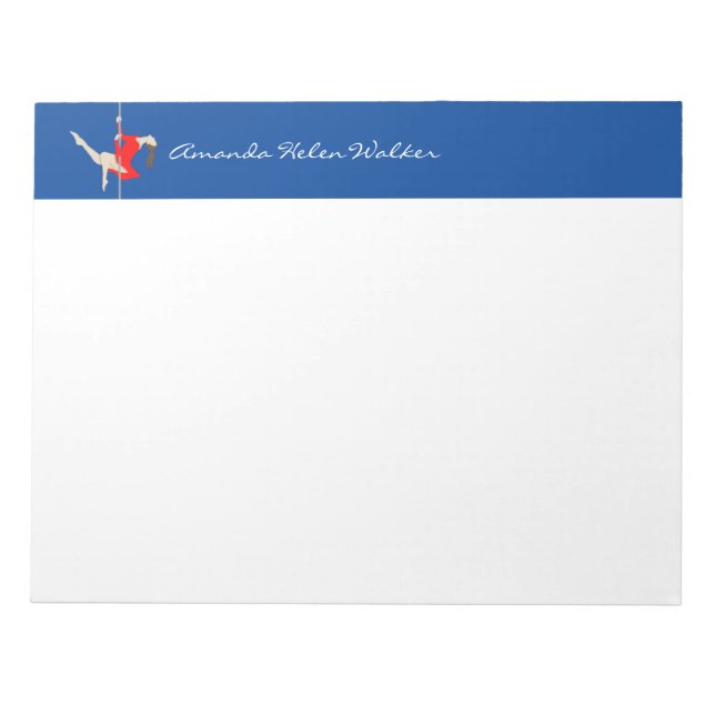Pole Fitness Notepad (Front)