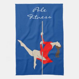 Pole Fitness Tea Towel