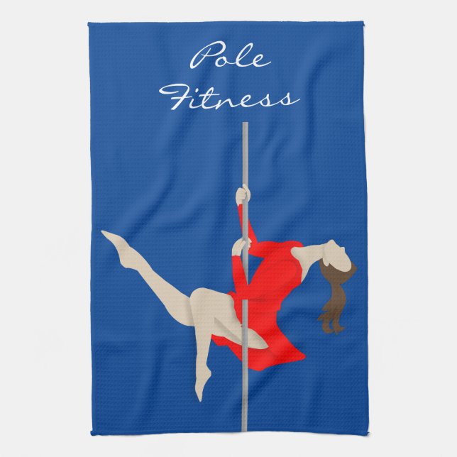 Pole Fitness Tea Towel (Vertical)