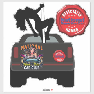 Pole in the truck bed Decal version 2