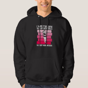 Pole Jumper Girl And Pole Vault Jump Athlete 1 Hoodie