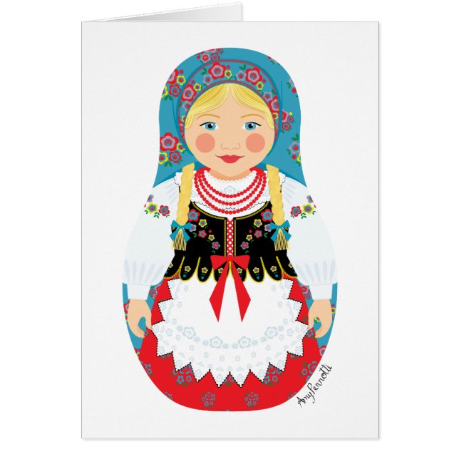 Pole Matryoshka Card (Front)