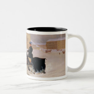 Pole Pair with a Trace Horse at  Bolshoi Two-Tone Coffee Mug