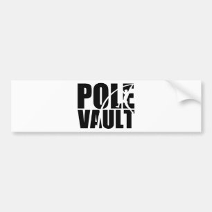 Pole vault bumper sticker