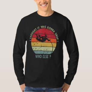 Pole Vault Distressed Vintage Look Pole Vaulting T-Shirt