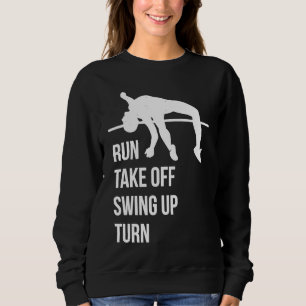 Pole Vault For Athletics Bar High Jumper Track And Sweatshirt
