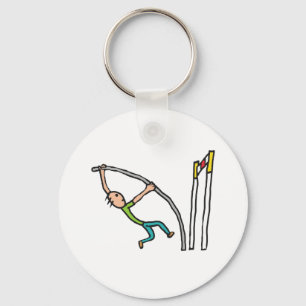 Pole Vault Key Ring