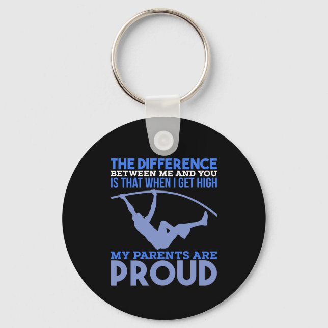 Pole Vault - My Parents Are Proud Key Ring (Front)