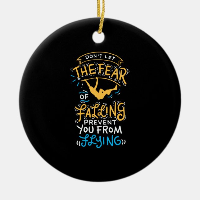 Pole Vault Pole Vaulting Ceramic Ornament (Front)