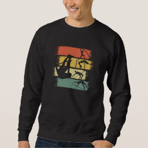 Pole Vault Retro Vintage Sweatshirt