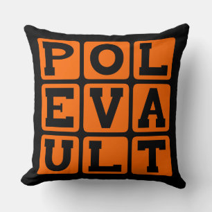 Pole Vault, Track and Field Sport Cushion