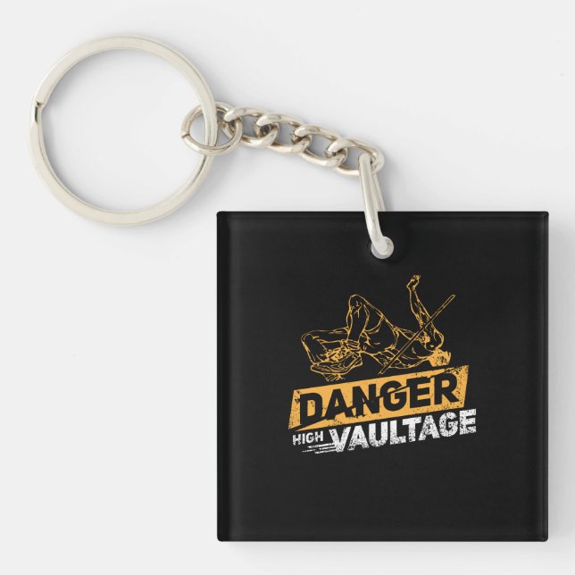 Pole Vaulting Key Ring (Front)
