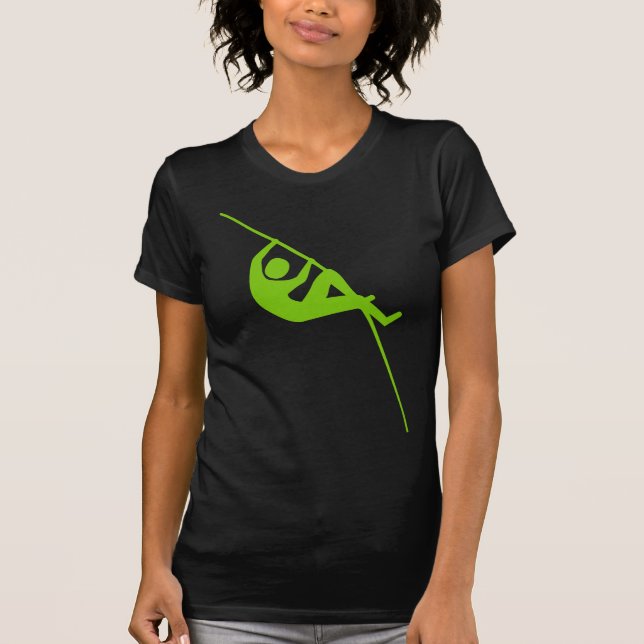 Pole Vaulting - Martian Green T-Shirt (Front)