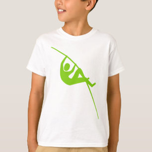 Pole Vaulting - Martian Green T-Shirt