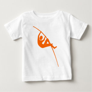 Pole Vaulting - Orange Baby T-Shirt