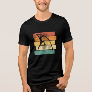 Pole Vaulting Retro Tri-Blend Shirt