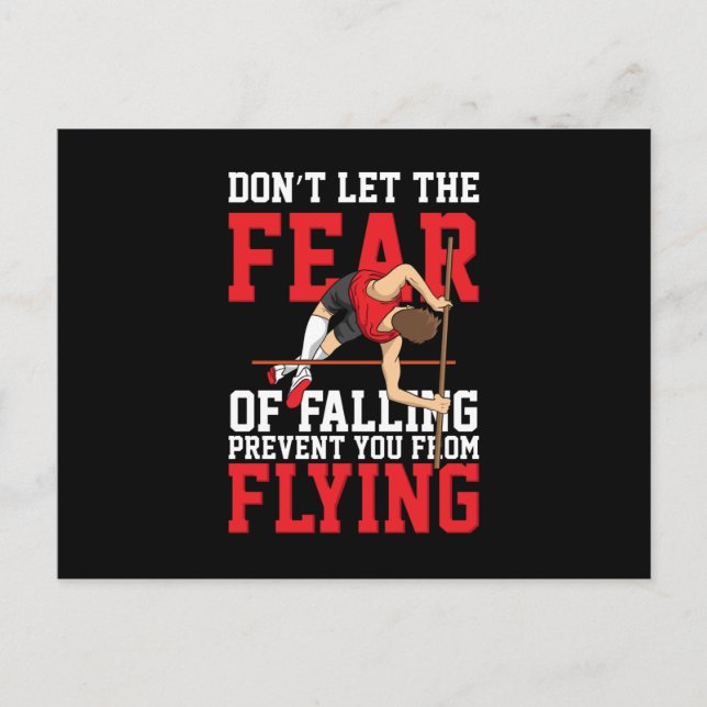 Pole Vaulting Sport Postcard (Front)