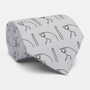 Pole Vaulting Stickman Tie