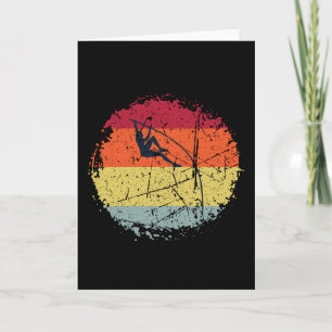 Pole Vaulting Vintage Card
