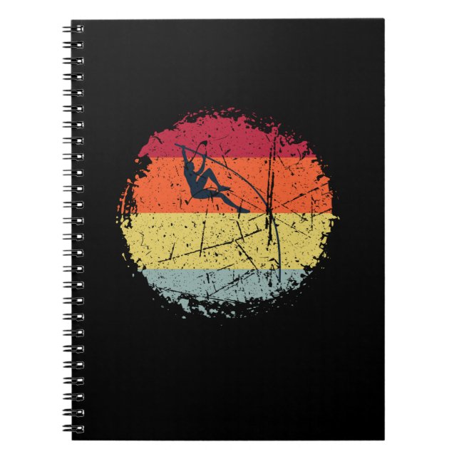 Pole Vaulting Vintage Notebook (Front)