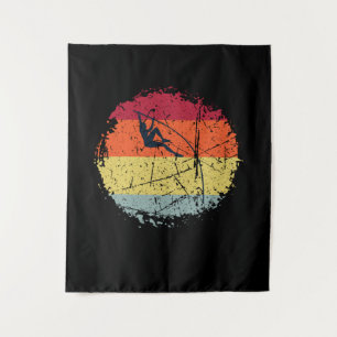 Pole Vaulting Vintage Tapestry