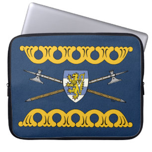 Poleaxes and Shield Laptop Sleeve