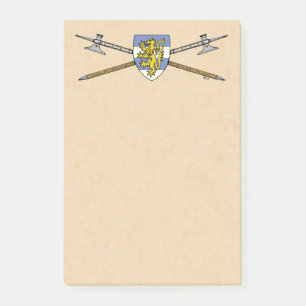 Poleaxes and Shield Post-it Notes